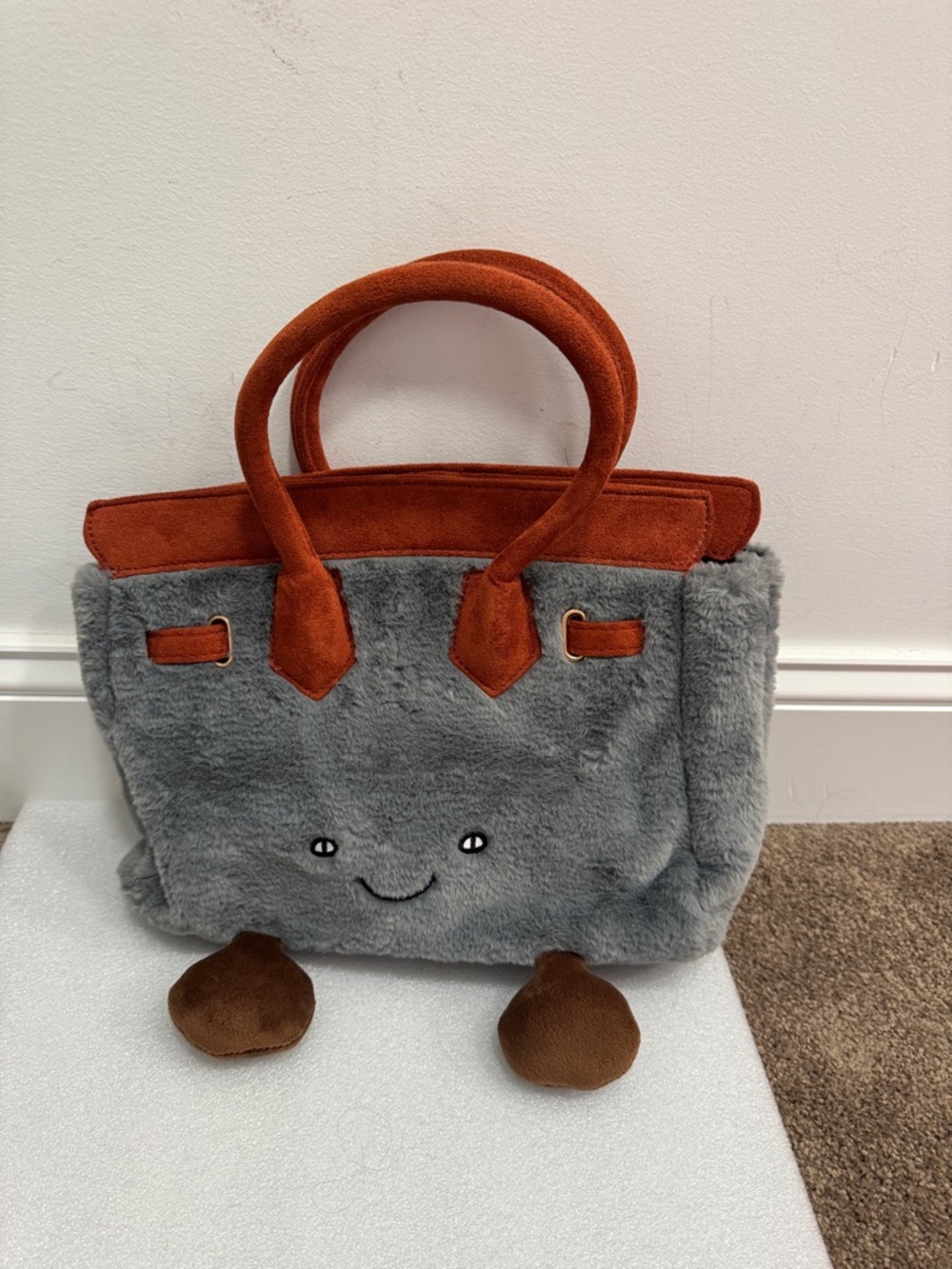 Kawaii plush crossbody tote shoulder bag purse - Picture 9 of 9